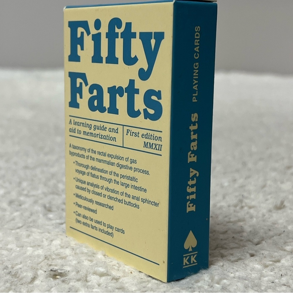 Knock Knock "Fifty Farts" Learning Guide Gag Gift Cards - Picture 2 of 8